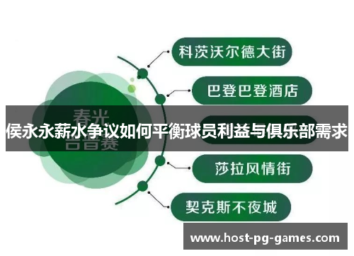 侯永永薪水争议如何平衡球员利益与俱乐部需求
